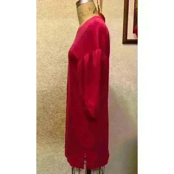 Anthem The Label Fuchsia Balloon Sleeve Mini Dress NWT Size S - Picture 4 of 10